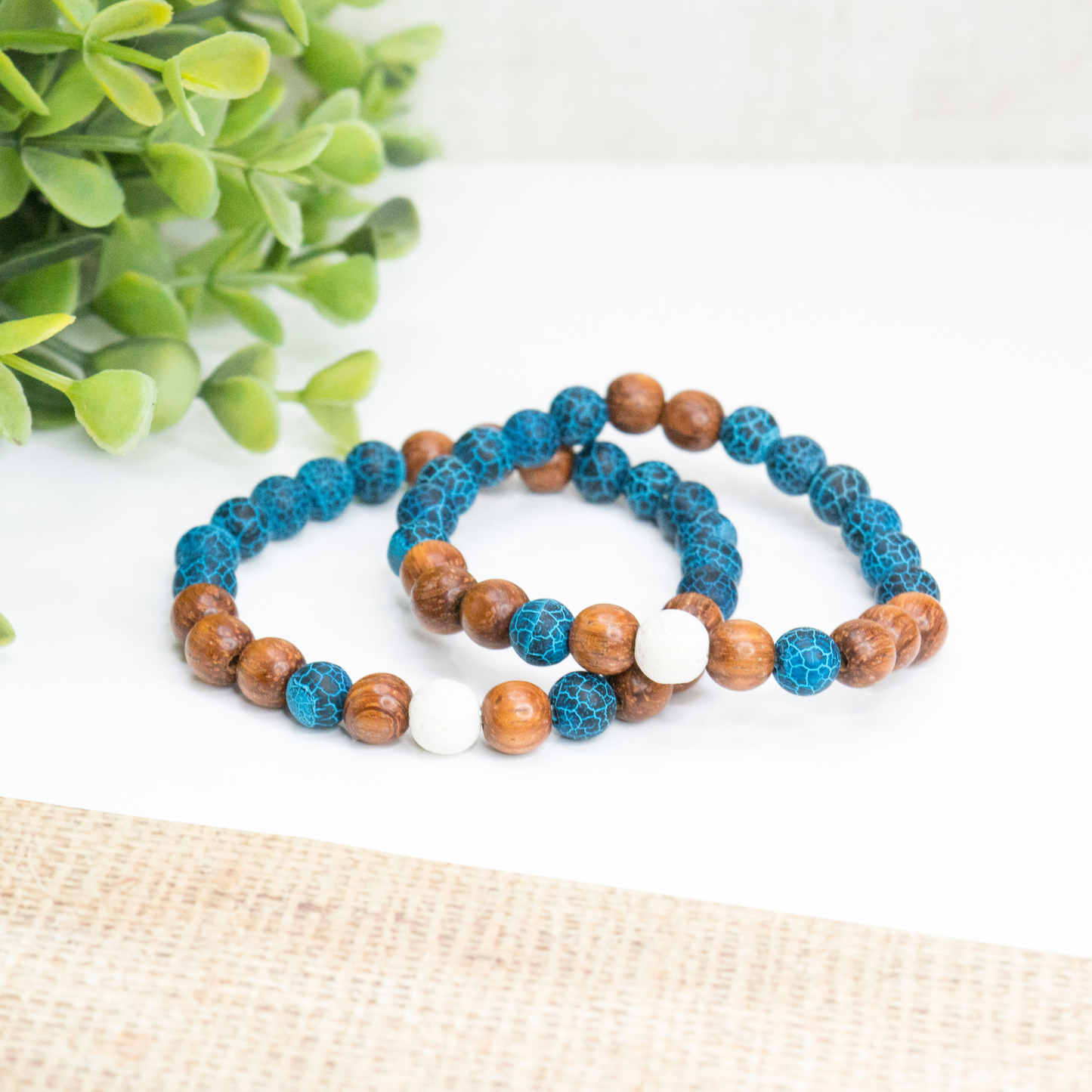 Men’s Wooden Bracelet, Lava Stone Bracelet for Men, Spiritual Men’s Jewelry, tylish Men's Accessories