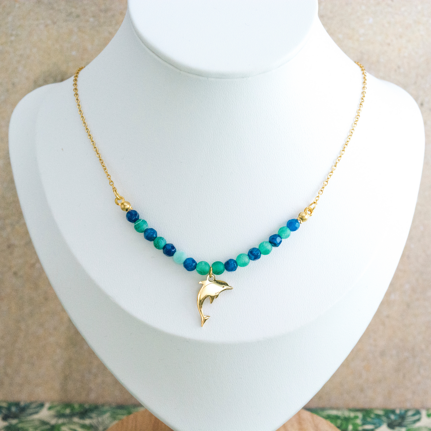 Dolphin necklace for harmony, joy positivity