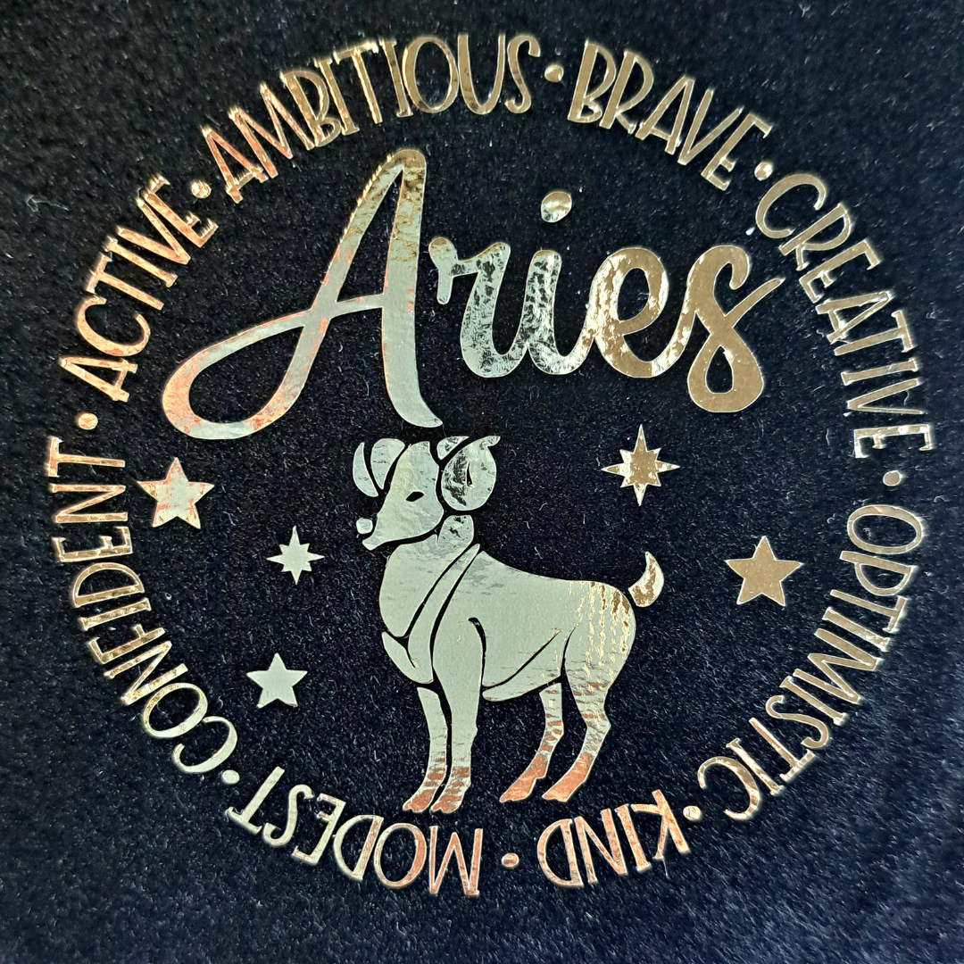 Aries Zodiac Sign Jewellery Box, Star Sign Gift, Aries Birthday Gift