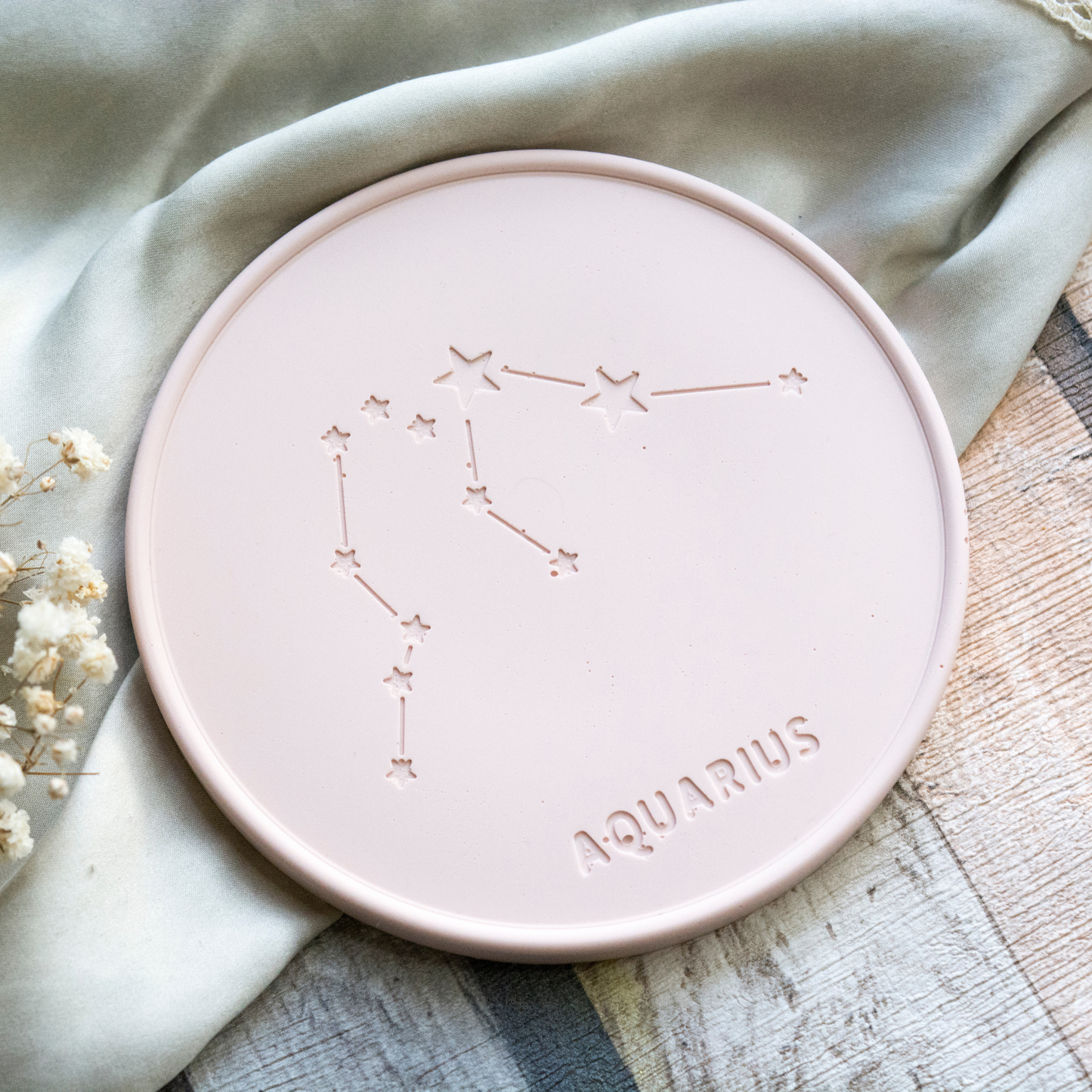 Aquarius Zodiac Sign Jewellery tray, Star Sign Birthday Gift