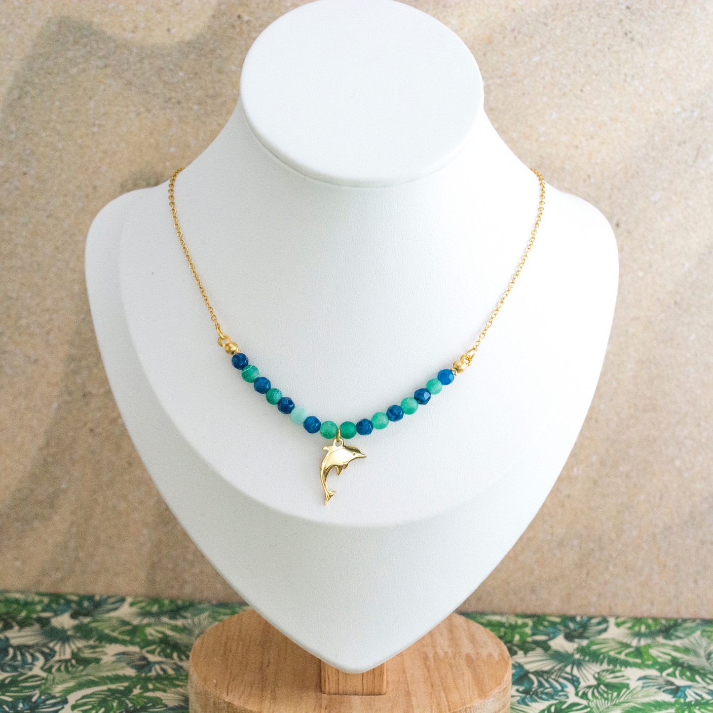 Dolphin necklace for harmony, joy positivity