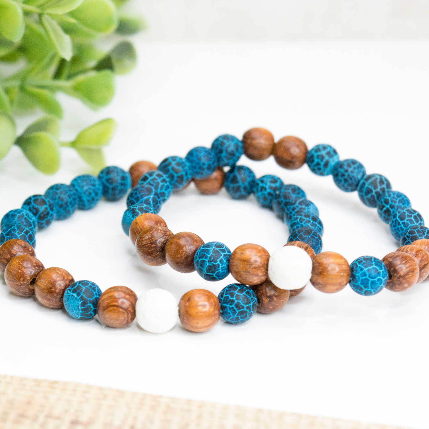 Men’s Wooden Bracelet, Lava Stone Bracelet for Men, Spiritual Men’s Jewelry, tylish Men's Accessories