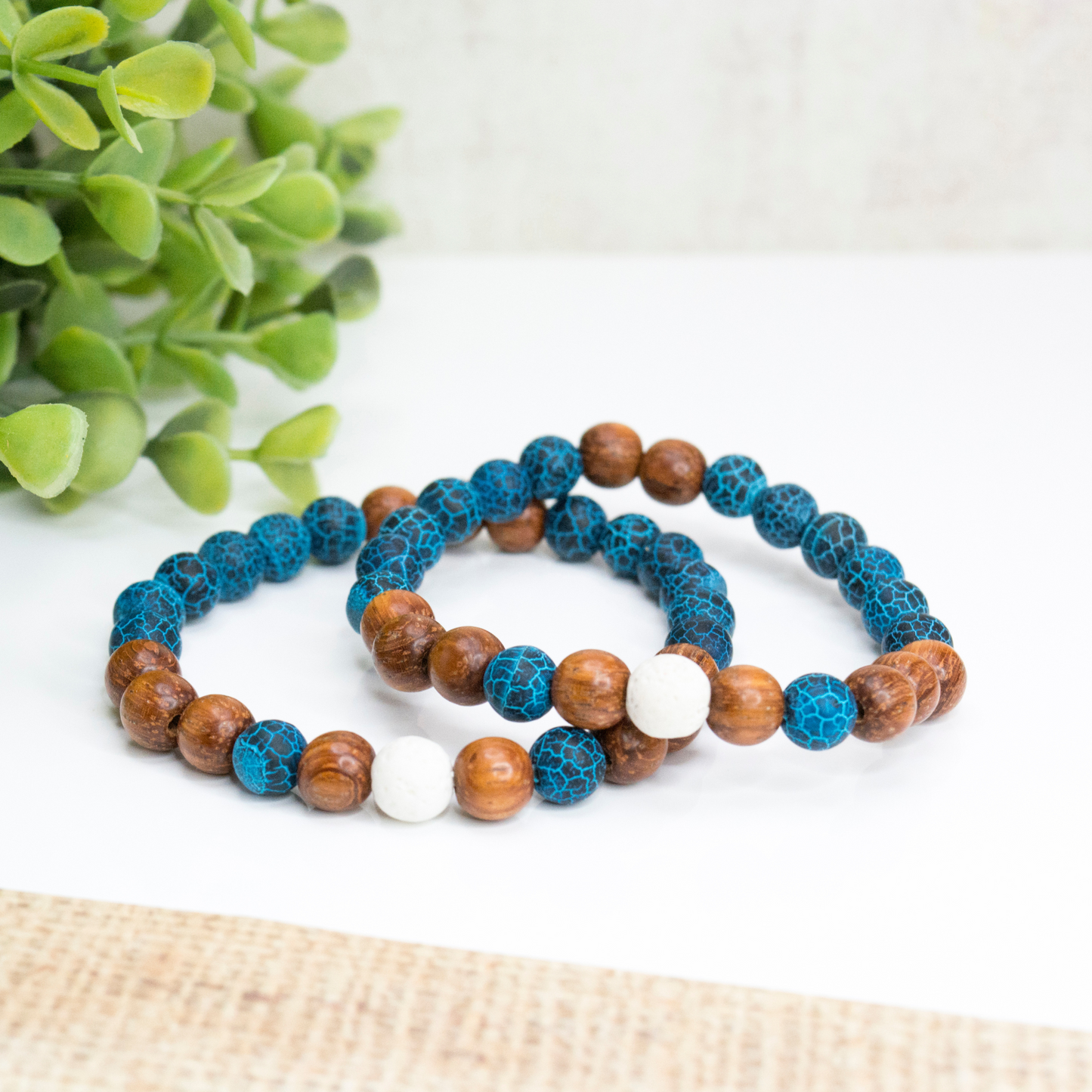 Men’s Wooden Bracelet, Lava Stone Bracelet for Men, Spiritual Men’s Jewelry, tylish Men's Accessories