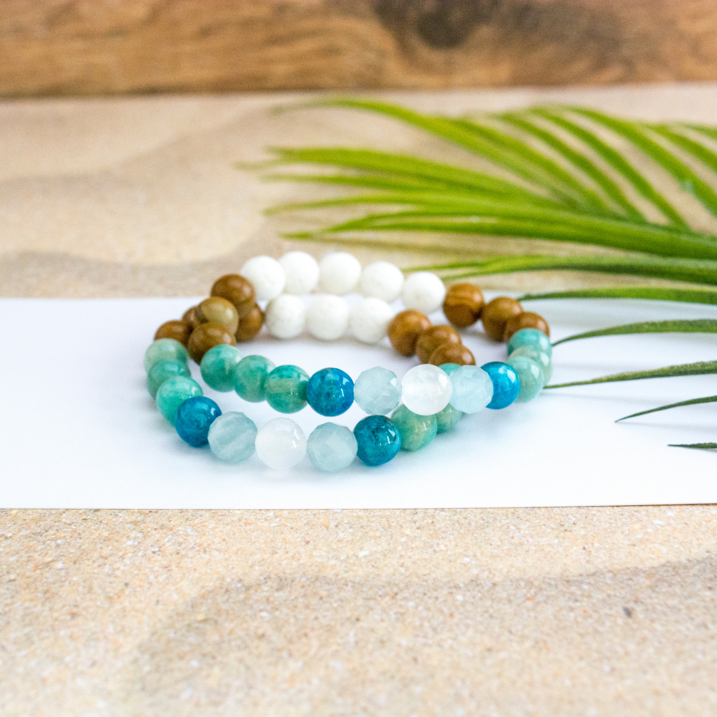 Summer Ocean lover beaded crystal bracelet