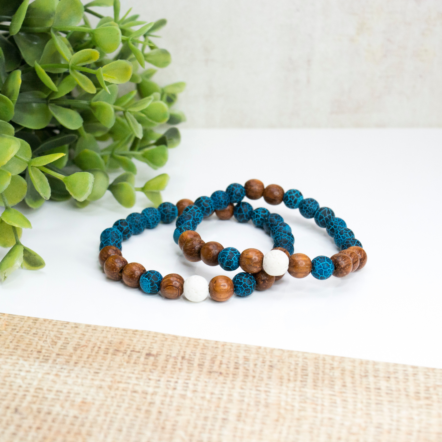 Men’s Wooden Bracelet, Lava Stone Bracelet for Men, Spiritual Men’s Jewelry, tylish Men's Accessories