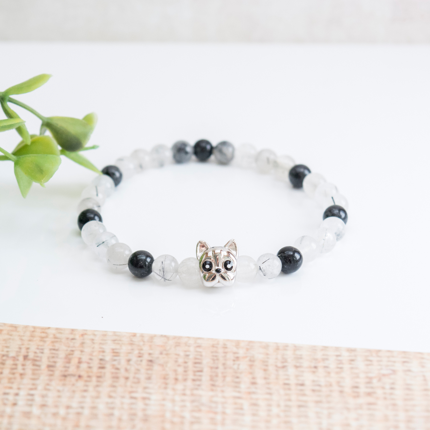 Dog Mom Bracelet, French Bulldog gift bracelet, Healing Crystal Jewelry for Pet Owners, Pet Parent Gift