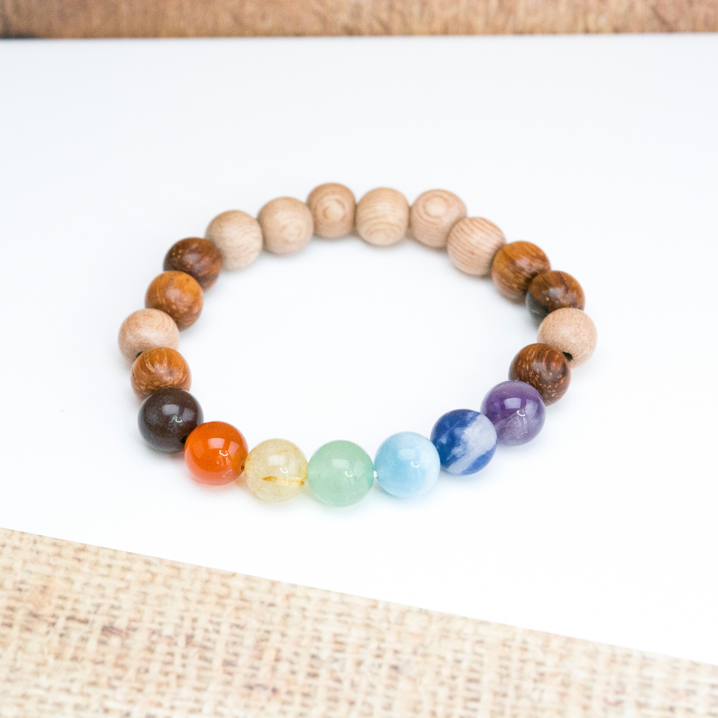 7 Chakra Balancing Crystal Bracelet