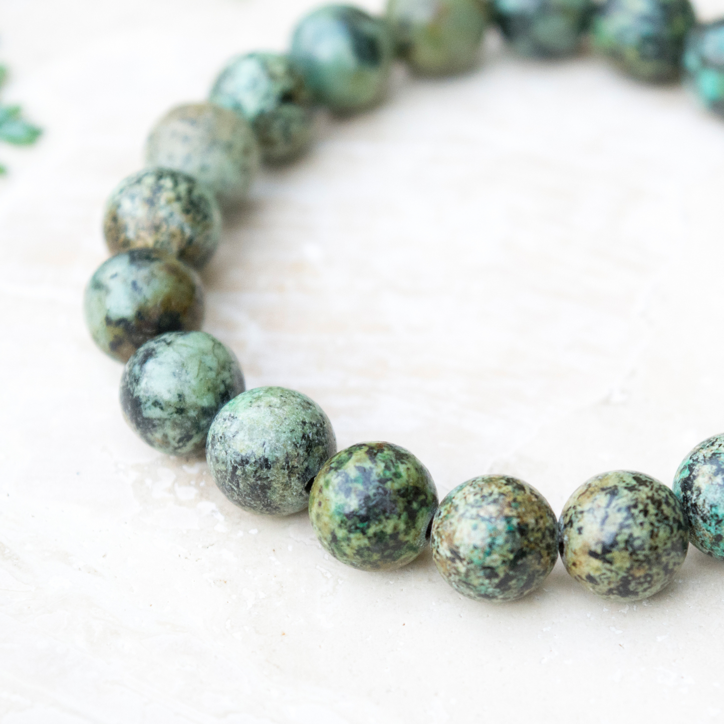 African Turquoise Gemstone bracelet for Balance Positivity & confidence