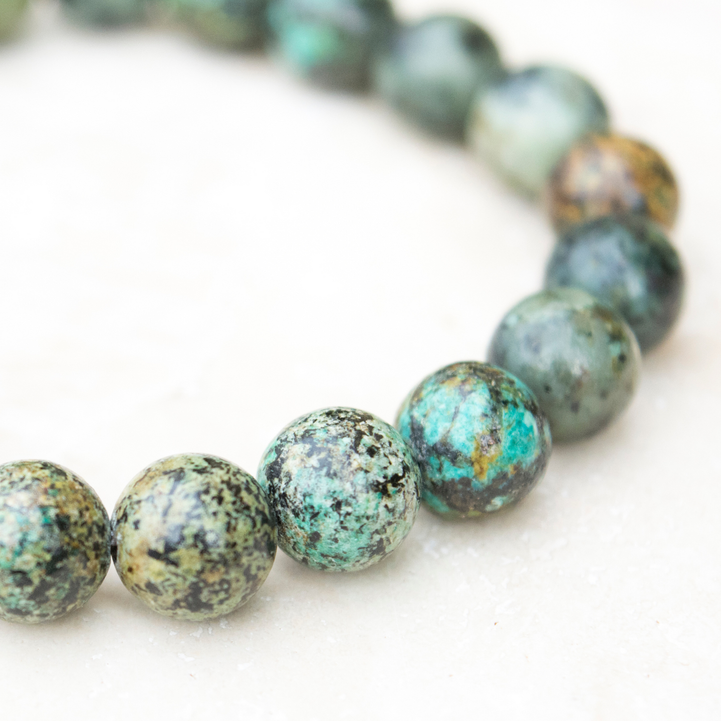 African Turquoise Gemstone bracelet for Balance Positivity & confidence