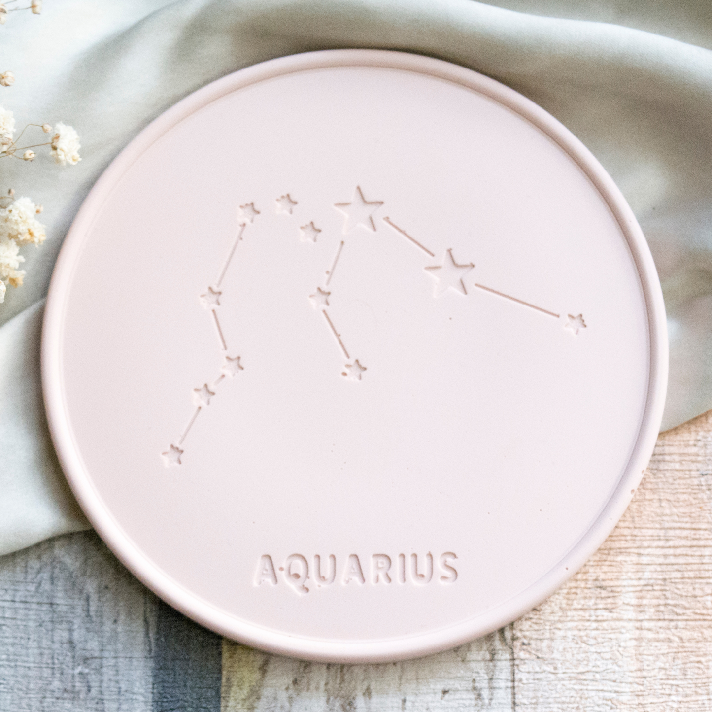 Aquarius Zodiac Sign Jewellery tray, Star Sign Birthday Gift