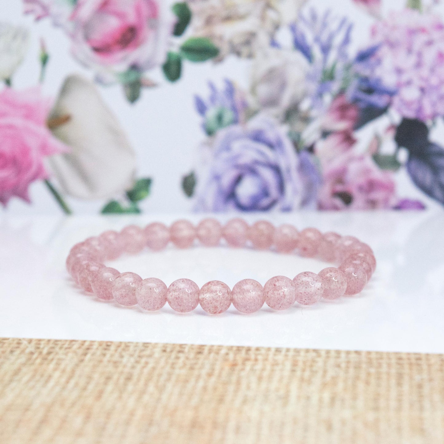 Optimism joy Stack bracelet, Crystal bracelet for attracting love and passion, Confidence boostig Crystal Jewelry for her, Spiritual gift