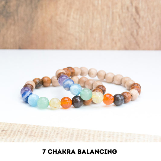 7 Chakra Balancing Crystal Bracelet